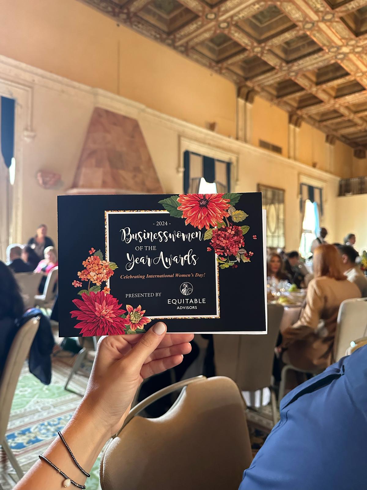 2024 Business Women of the year award