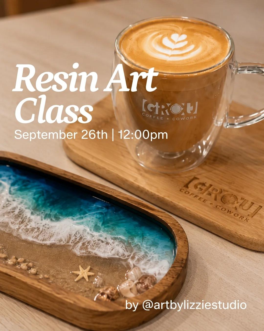 Resin Art Experience – Ocean Edition September 26th