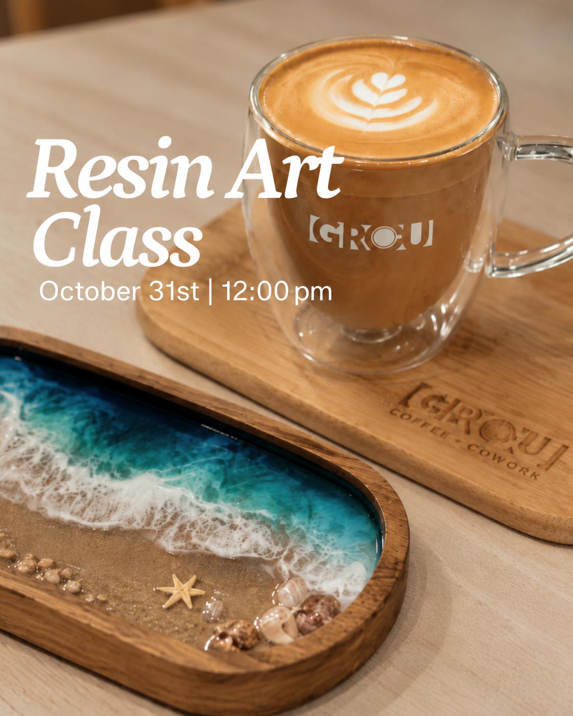 Resin Art Experience: Ocean Edition, 31 de octubre